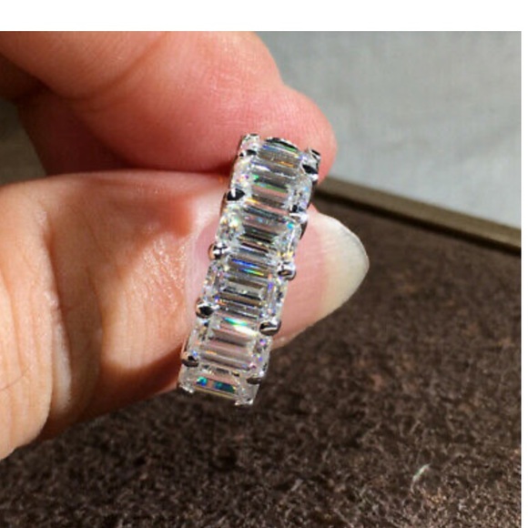 New Sterling silver diamond Luxury Earrings - Picture 2 of 5